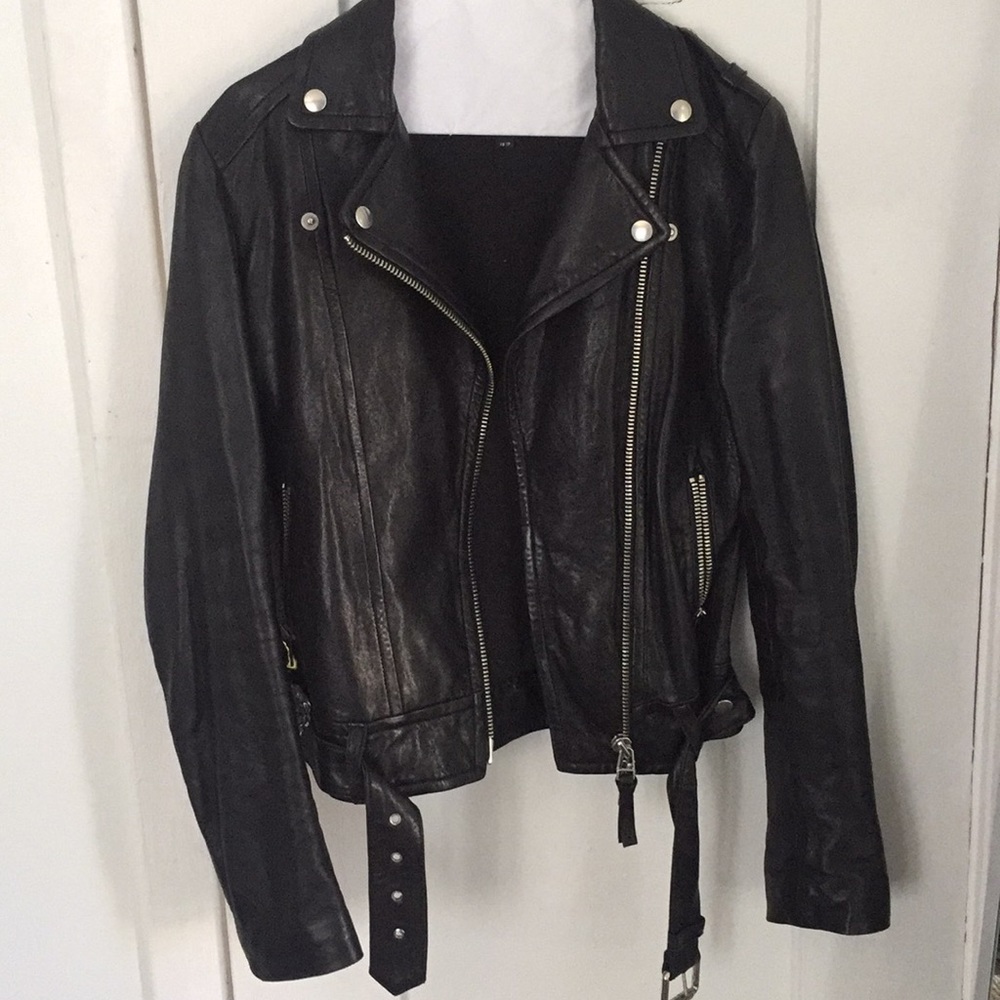 Mackage florica leather jacket